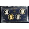 Image 2 : 1987 PROOF FRANCE LAFAYETTE 4 PIECE SET ORIGINAL BOX AND COA