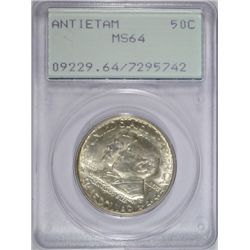 1937 ANTIETAM HALF DOLLAR PCGS  MS64 OLD RATTLER HOLDER
