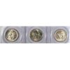 Image 2 : 1936 BOONE HALF DOLLAR PDS SET PCGS MS65 OLD RATTLER HOLDER