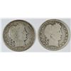 1905-S GOOD & 1908-S GOOD BARBER QUARTERS