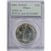 Image 1 : 1935-S SAN DIEGO HALF DOLLAR PCGS MS64 OLD RATTLER HOLDER