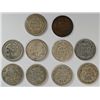 Image 2 : SEATED DIMES: 1891 VF, 1853 VG, 1854 VG, 1856 F, 1886 VG, 1887 F, 1849 HOLED,