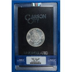 1883 CC MORGAN DOLLAR GSA/BOX/CERT NGC MS 65