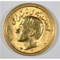 IRAN GOLD 1324-1330 TYPE .2354 OZ OF GOLD