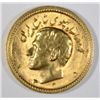 Image 1 : IRAN GOLD 1324-1330 TYPE .2354 OZ OF GOLD