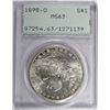 Image 1 : 1898-O MORGAN DOLLAR PCGS MS63 "OLD GREEN HOLDER"