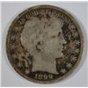 Image 1 : 1899  BARBER HALF DOLLAR G-VG