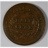 Image 2 : 1853 HALF CENT XF-AU