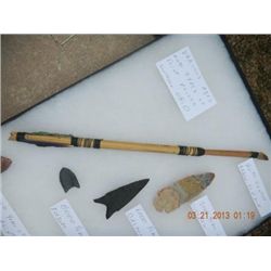 Frame of projectile points