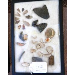 Frame of Hohokam Artifacts