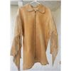 Image 1 : Fringed Hide Jacket, Western Style.