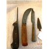 Image 2 : Three knives and one Iron Arrow Point