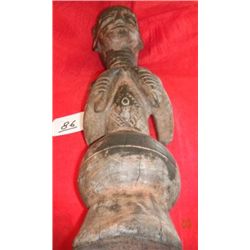 African - Kuba Wood Figure and Mask