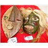 Image 1 : Two Wood Masks -