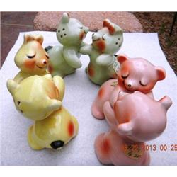 Group of Vintage Vantellingen Salt & Pepper Shakers