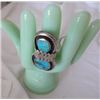 Image 2 : Navajo Turquoise Sterling Silver Ring
