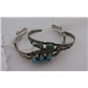 Image 3 : Two Navajo Silver Small Bracelets