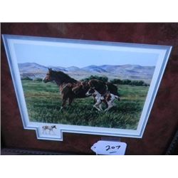 Joelle Smith Framed Horse Print