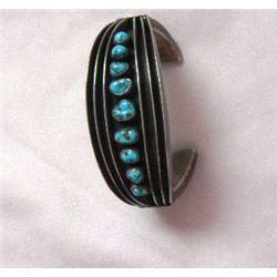 Sterling and Turquoise Bracelet
