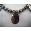 Image 2 : Sterling Silver Necklace with Thunderbird Inlays of Turquoise and Spiny Oyster