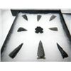 Image 2 : Six Frames of Precolumbian Shell and Obsidian Artifacts