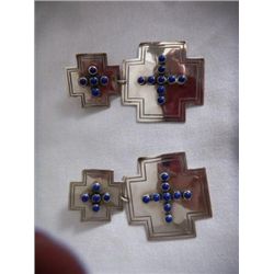 Sterling earrings with Lapis stones
