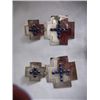 Image 1 : Sterling earrings with Lapis stones