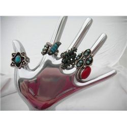 Jewelry Collection, Turquoise, Coral and Sterling
