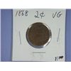 Image 3 : 1868 2 CENT COPPER
