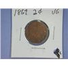Image 3 : 1867 2 CENT COPPER