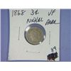 Image 3 : 1868 3 CENT NICKEL
