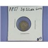 Image 3 : 1851 3 CENT SILVER