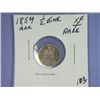Image 3 : 1854 1/2 DIME