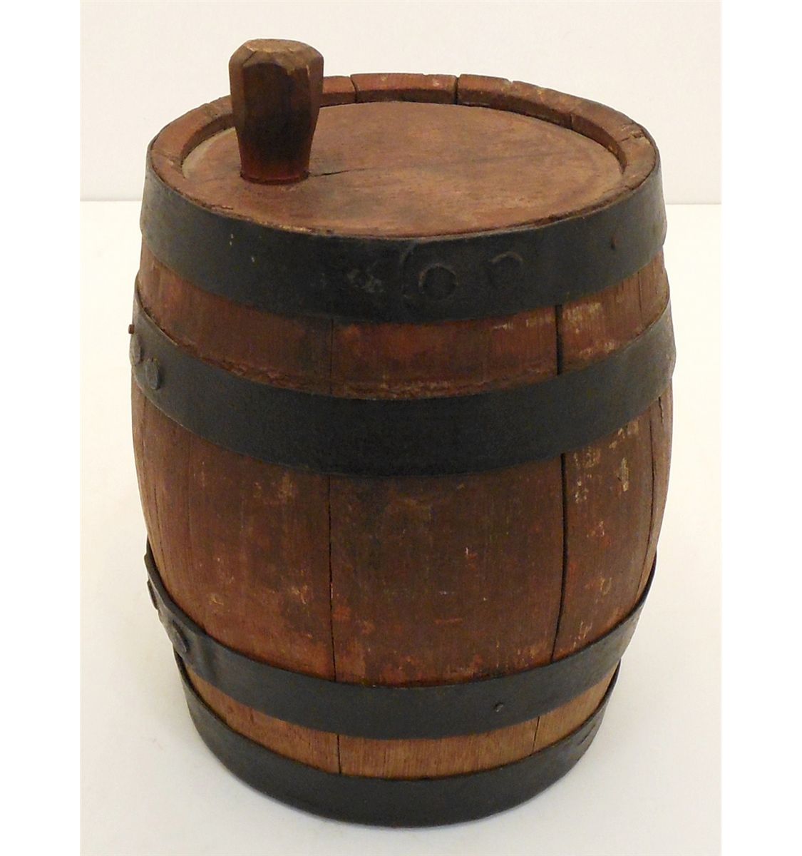 Vintage Small Wood Powder Keg