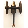 Image 9 : Lot of Four Toy Brass and Cast Cannons