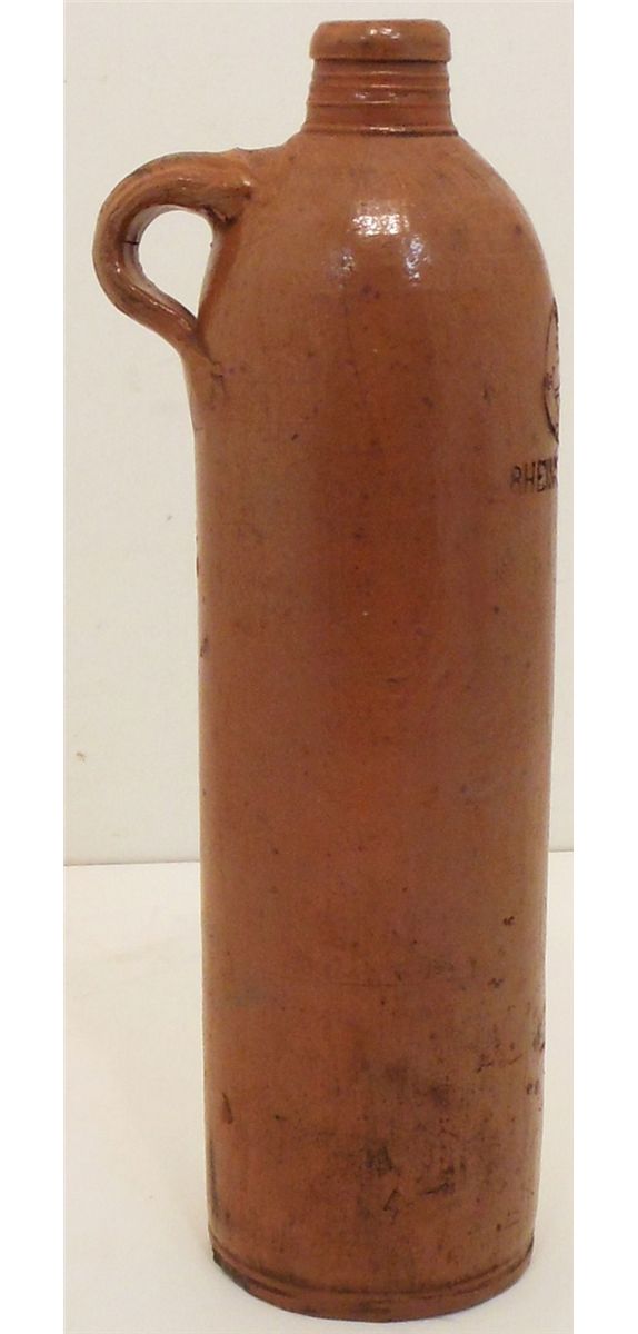 Download Antique Rhein Preussen Stoneware Gin Bottle
