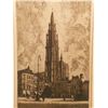 Image 2 : German Etching Clock Tower 1920