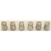 Image 3 : Set of 6 Sterling Silver Shakers