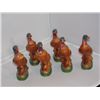 Image 1 : (6) Mini No. 4 Wild Turkey Decanters