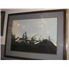 Image 3 : Acrylic Snowy Mountain Scene Painting