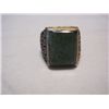 Image 2 : Sterling Men's Ring - Square Center Stone