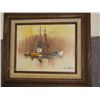Image 1 : K. Ward Oil Painting - Sailboat