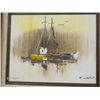 Image 2 : K. Ward Oil Painting - Sailboat