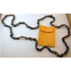 Natural Fancy Mixed Stone Chip Necklace