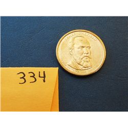 2011 D James Garfield $1 Coin