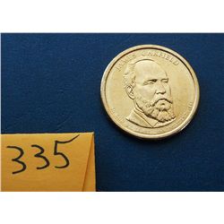 2011 D James Garfield $1 Coin