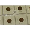 Image 2 : Sheet of 20 Indian Head Pennies 1800 & 1900's dates