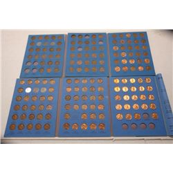 Two Books of Wheat Pennies 1941-1973, one complete - other missing 7 coins