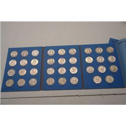 35 Franklin Half Dollars 1948-1963D