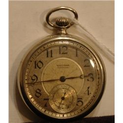 American Waltham Pocket Watch serial no. 24245101, 1922, Size 2, Grade 225, 17 Jewel pendant movemen